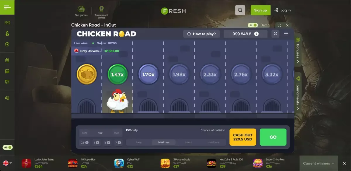 Chicken Road Slot online spielen 69