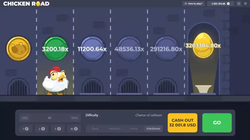 Chicken Road spēle 34